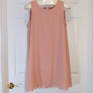 Pink Sleeveless Lily Rose Dress, Fully Lined
